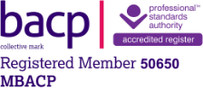 BACP Accredited Register - Registered Member - No. 050650